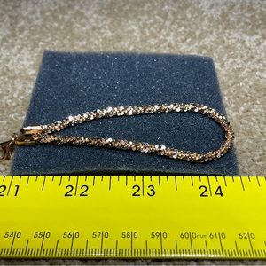 Rose gold plated bracelet